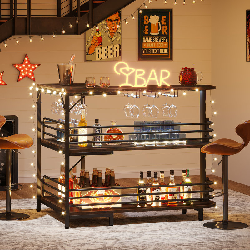 17 Stories Bar with Wine Storage Reviews Wayfair